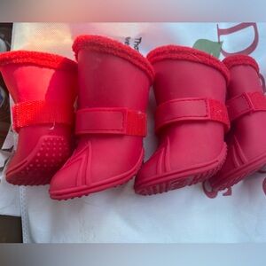 Wellies  Pet Red Boots